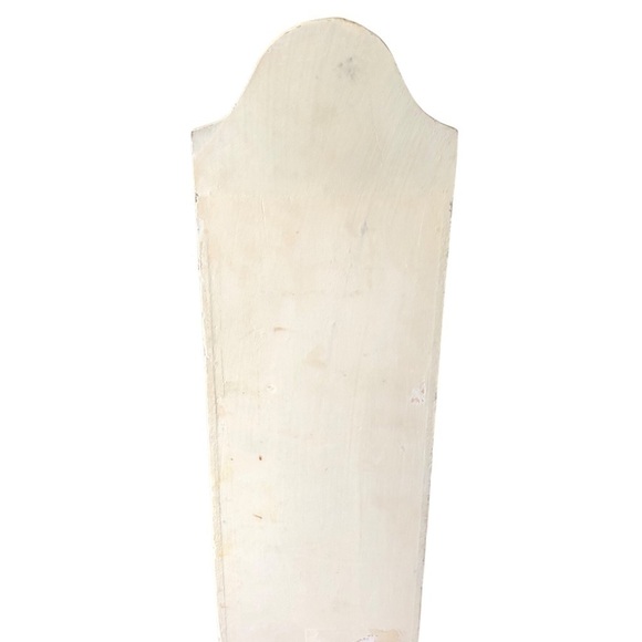 VTG 3 Drawer Kitchen Cupboard Shelves Hand Painted Apples On The Vine 13X5.5X4 - Picture 6 of 6